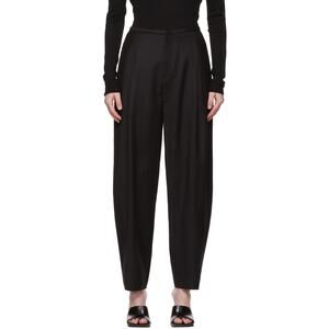 Tot�me Flannel Black Wool Trousers Size 36